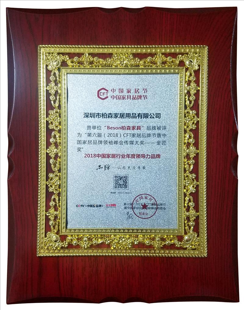 2018年中国家居行业年度领导力品牌